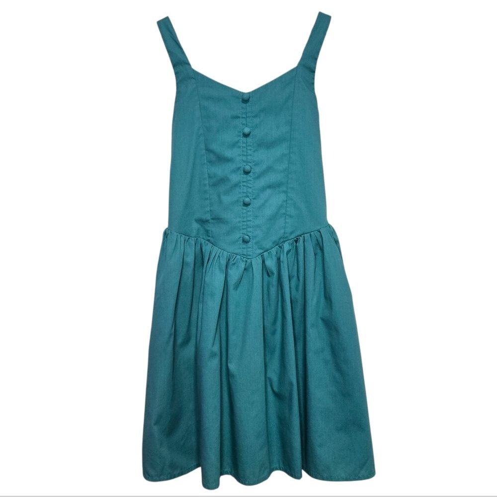 Abercrombie Kids Green Sleeveless Dress 7/8
